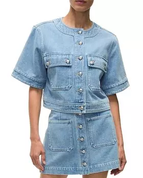 Куртка с короткими рукавами Elias Veronica Beard, синий