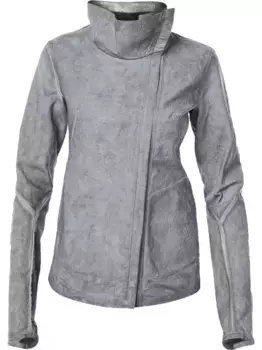 Куртка с косой молнией Isaac Sellam Experience, серый