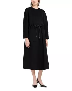 Куртка с кулиской на талии Emporio Armani, черный