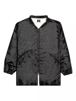 Куртка с леопардовым принтом Needles, черный