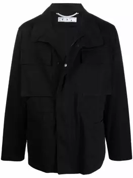 Куртка с логотипом Arrows Off-White, черный