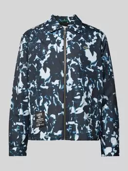 Куртка с логотипом Lacoste, темно-синий