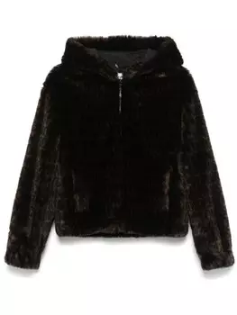 Куртка с логотипом Moschino, коричневый