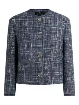 Куртка с логотипом на пуговицах ETRO, синий