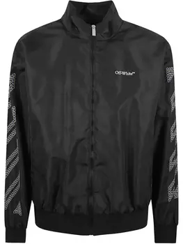 Куртка с логотипом Off-White, черный