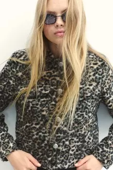 Куртка с матовой отделкой H&M, бежевый