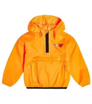 Куртка с молнией до половины из коллаборации с K-Way Leon Comme des Garons Play, оранжевый