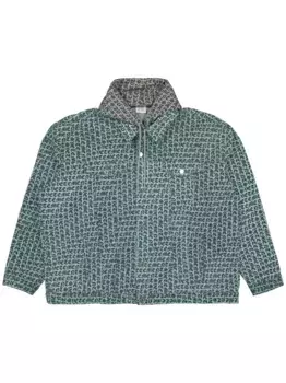 Куртка с монограммой VETEMENTS, синий