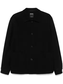 Куртка с начесом Zegna, черный