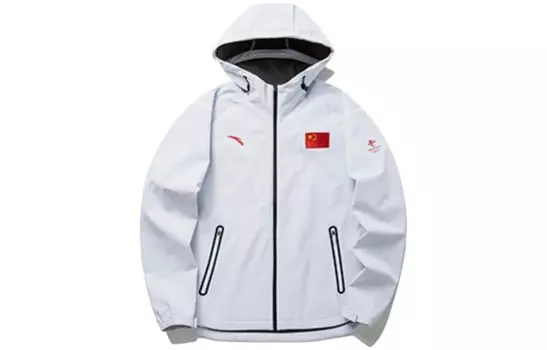 Куртка с национальным флагом для мужчин, белая Anta, белый