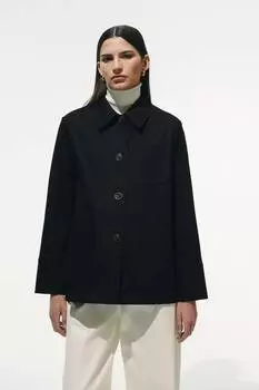 Куртка с нагрудными карманами H&M, черный