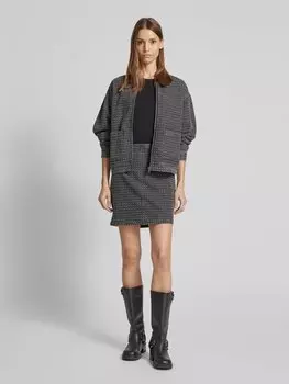 Куртка с накладными карманами модель 'ANGELS' ICHI, темно-серый