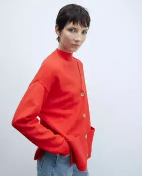 Куртка с накладными карманами Sfera, красный