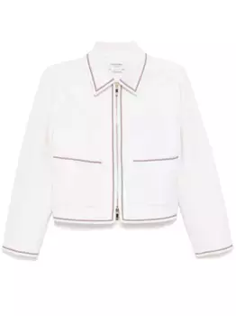 Куртка с накладными карманами THOM BROWNE, белый