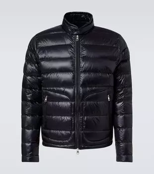 Куртка с наполнителем из пуха Acorus стеганая Moncler, темно-синий