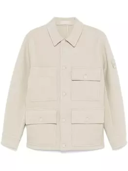 Куртка с нашивкой Compass Stone Island, нейтральный цвет