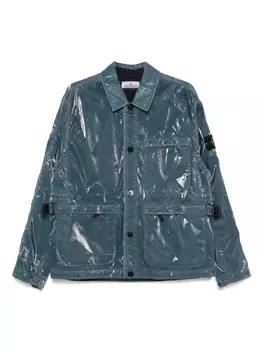 Куртка с нашивкой Compass Stone Island, синий