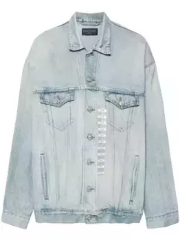 Куртка с нашивкой-логотипом BALENCIAGA, синий