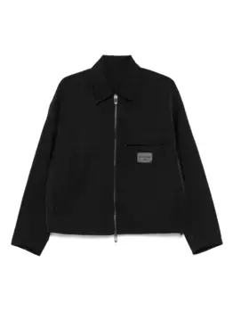 Куртка с нашивкой-логотипом EMPORIO ARMANI, черный