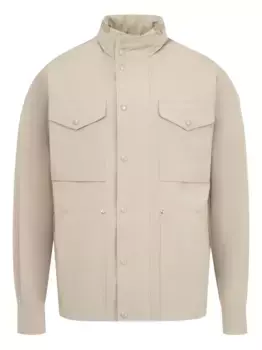 Куртка с нашивкой-логотипом MONCLER, нейтральный