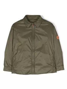 Куртка с нашивкой-логотипом Save The Duck Kids, зеленая