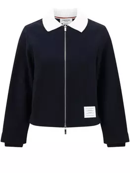 Куртка с нашивкой-логотипом Thom Browne, синий