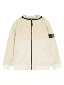 Куртка с нашивкой Stone Island Junior Compass, кремовый