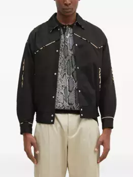 Куртка с окантовкой WACKO MARIA, черный