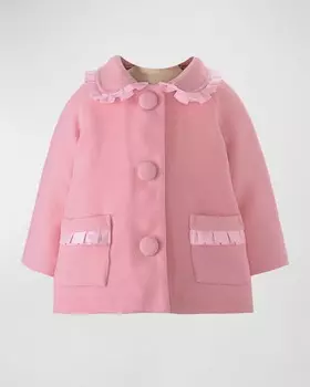Куртка с отделкой розовой лентой для девочки, размер 6–24 мес. Rachel Riley