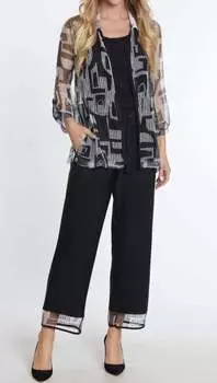 Куртка с открытым передом черного цвета Multiples