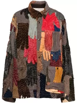 Куртка с перчатками от Walid By Walid, синий