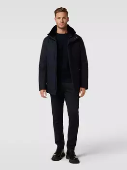 Куртка с планкой на кнопках модель "PROTECT" Daniel Hechter, темно-синий