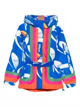 Куртка с поясом и принтом FARM Rio, синий