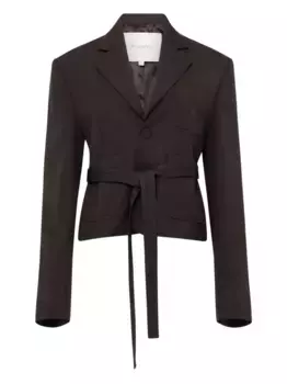 Куртка с поясом JW ANDERSON, коричневый