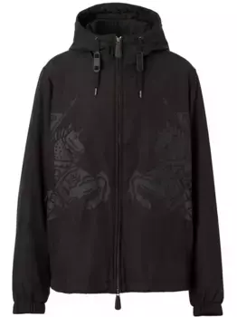 Куртка с принтом Equestrian Knight BURBERRY, черный