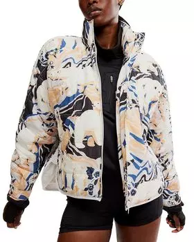 Куртка с принтом Free People Pippa Packable, мультиколор