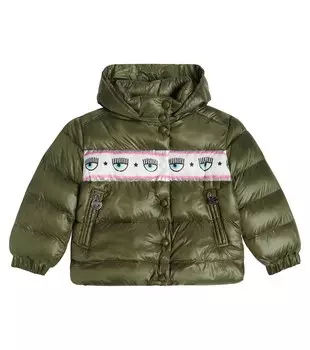 Куртка с принтом из коллаборации с Chiara Ferragni Monnalisa, зеленый