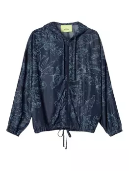 Куртка с принтом TWINSET, синий