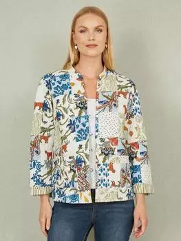 Куртка с принтом Yumi, белый