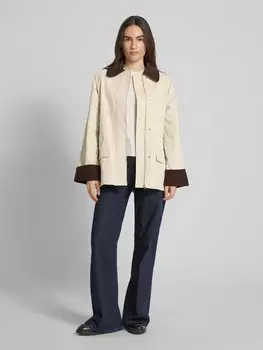 Куртка с прорезными карманами модель «Анастасия» Neo Noir, бежевый