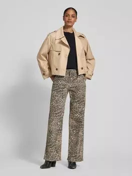 Куртка с прорезными карманами модель 'EPARZA' ICHI, бежевый