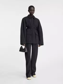 Куртка с рукавами реглан JACQUEMUS The Bari jacket, черный