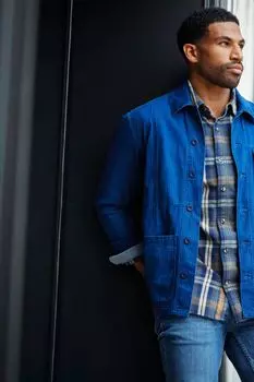 Куртка с толстым лицом Fat Face, синий