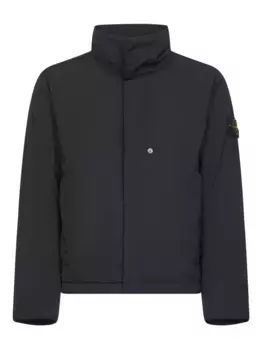 Куртка с утепленным воротником-стойкой Stone Island, черный