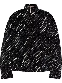 Куртка с узором Marni, черный
