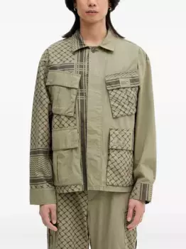 Куртка с узором Neighborhood, зеленый