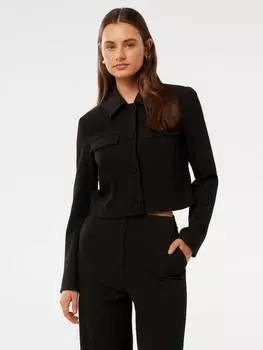 Куртка с верхним воротником alex Forever New, черный