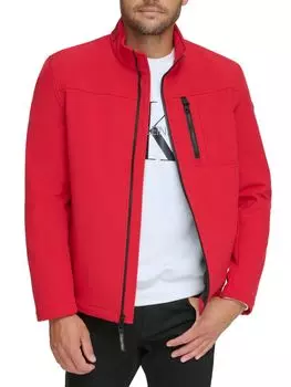 Куртка с воротником-стойкой Calvin Klein, цвет Deep Red