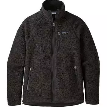 Куртка с ворсом в стиле ретро – мужская Patagonia, черный