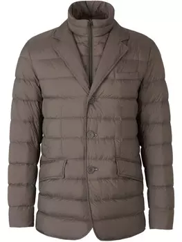 Куртка с вырезом на воротнике Herno, коричневый